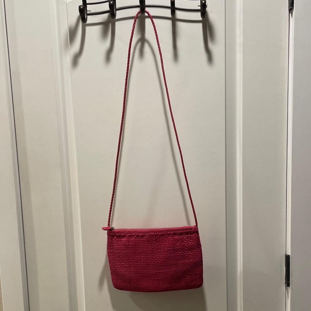 Allan K. Woven pouchette bag